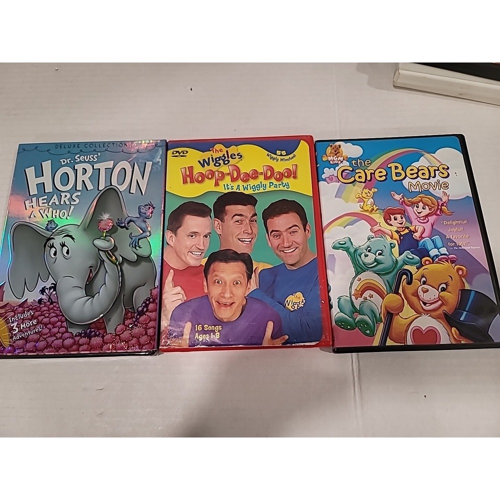 DVD Dr seuss NEW, The wiggles, The care bears movie
